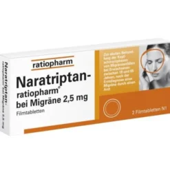 NARATRIPTAN-ratiopharm bei Migräne Filmtabletten 2 St
