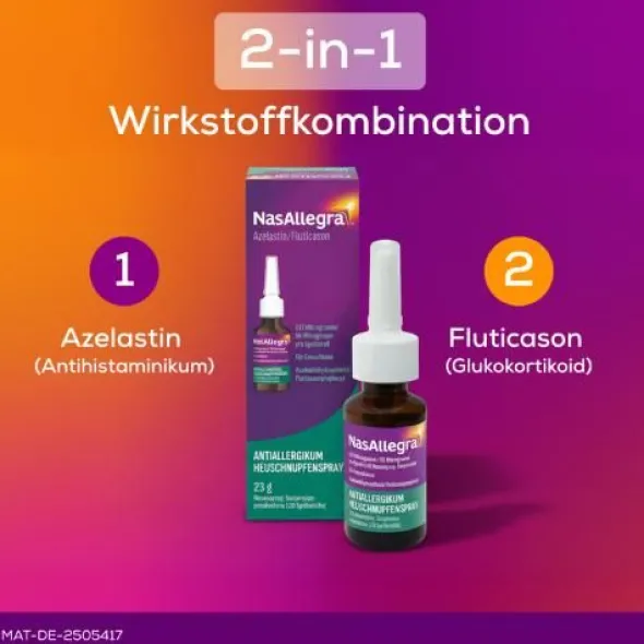 NASALLEGRA 137 μg/50 μg pro Sprühstoß Nasenspray 23 g