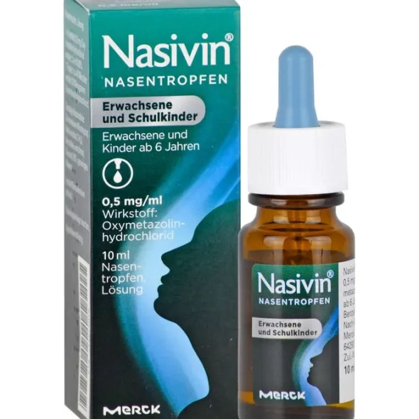 NASIVIN Nasentropfen Erwachsene u.Schulkinder 10 ml
