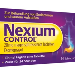 NEXIUM Control 20 mg magensaftresistente Tabletten 14 St