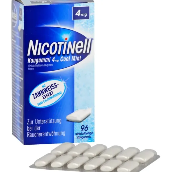 NICOTINELL Kaugummi Cool Mint 4 mg 96 St