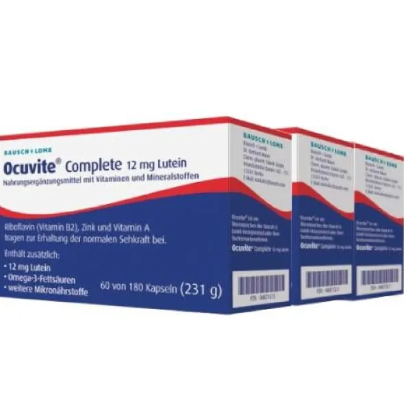 OCUVITE Complete 12 mg Lutein Kapseln 180 St
