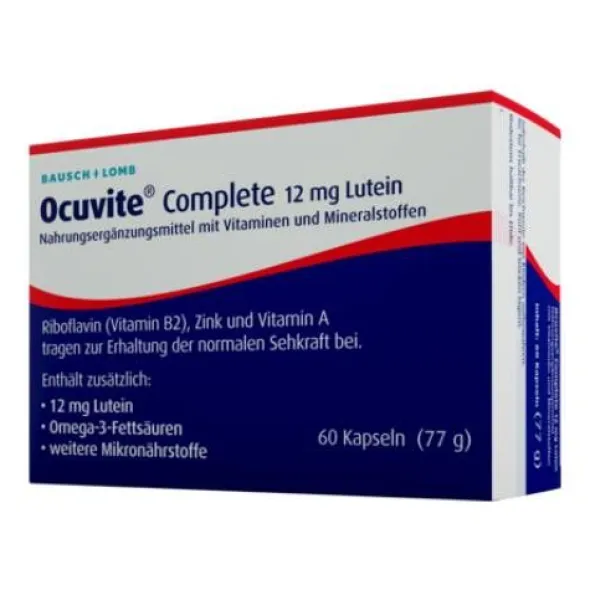 OCUVITE Complete 12 mg Lutein Kapseln 60 St