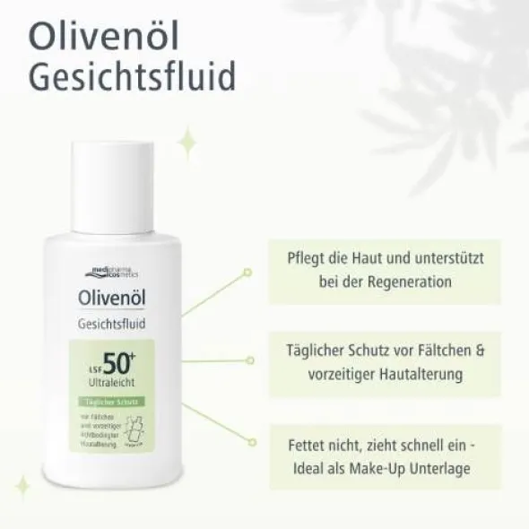 OLIVENÖL GESICHTSFLUID LSF 50+ 50 ml