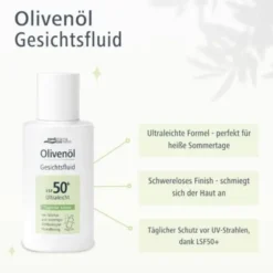 OLIVENÖL GESICHTSFLUID LSF 50+ 50 ml