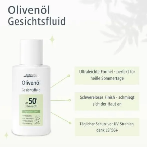 OLIVENÖL GESICHTSFLUID LSF 50+ 50 ml