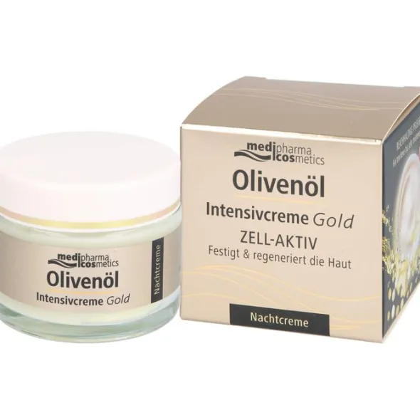 OLIVENÖL INTENSIVCREME Gold ZELL-AKTIV Nachtcreme 50 ml