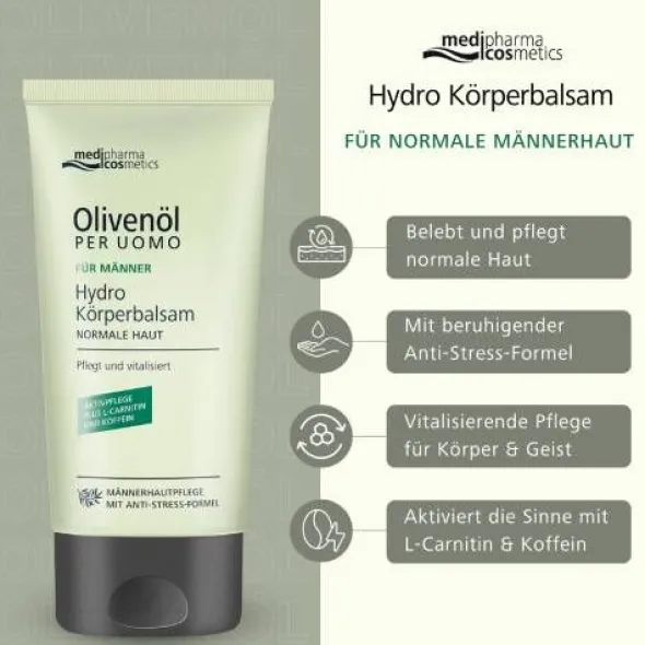 OLIVENÖL PER Uomo Hydro Körperbalsam 150 ml