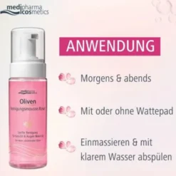 OLIVEN REINIGUNGSMOUSSE Rose 150 ml