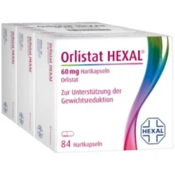 ORLISTAT HEXAL 60 mg Hartkapseln 3X84 St