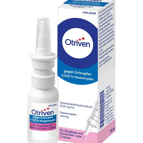 OTRIVEN gegen Schnupfen 0,025% Nasentropfen 10 ml