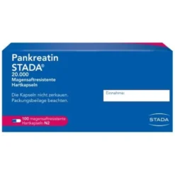 PANKREATIN STADA 20.000 magensaftres.Hartkapseln 100 St
