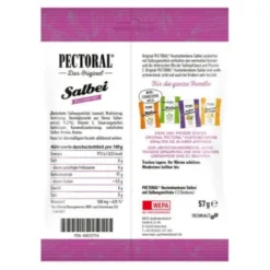 PECTORAL Salbei Bonbons zuckerfrei 60 g