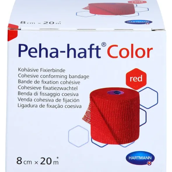 PEHA-HAFT Color Fixierb.latexfrei 8 cmx20 m rot 1 St