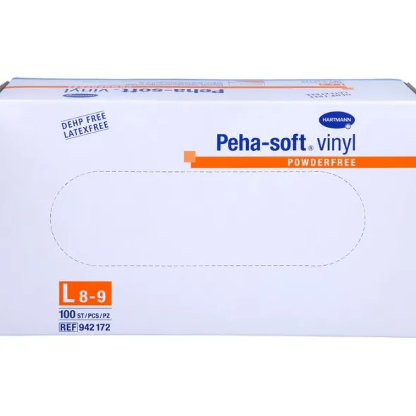 PEHA-SOFT Vinyl Unt.Handschuhe unste.puderfrei L 100 St
