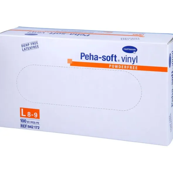 PEHA-SOFT Vinyl Unt.Handschuhe unste.puderfrei L 100 St