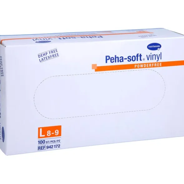 PEHA-SOFT Vinyl Unt.Handschuhe unste.puderfrei L 100 St