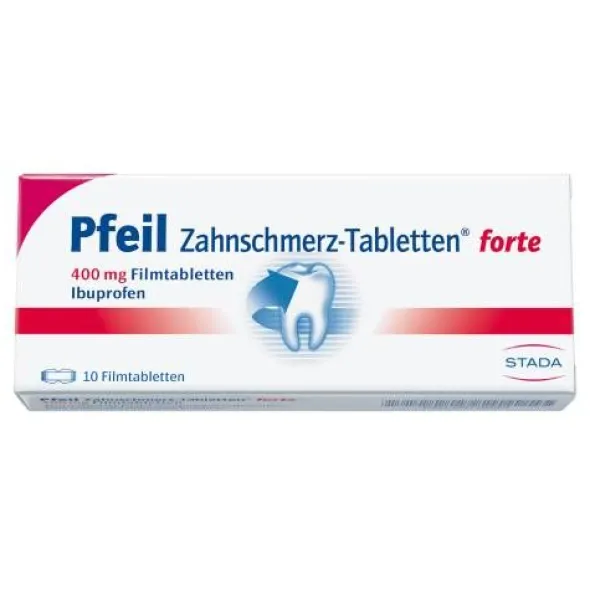 PFEIL Zahnschmerz-Tabletten forte Filmtabletten 10 St