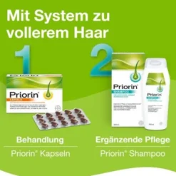 PRIORIN Shampoo f.kraftlos.dünner werdendes Haar 200 ml
