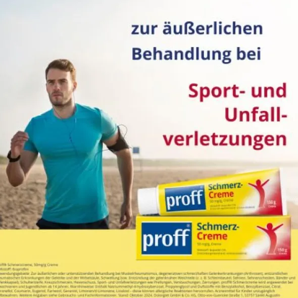 PROFF Schmerzcreme 50 mg/g 150 g