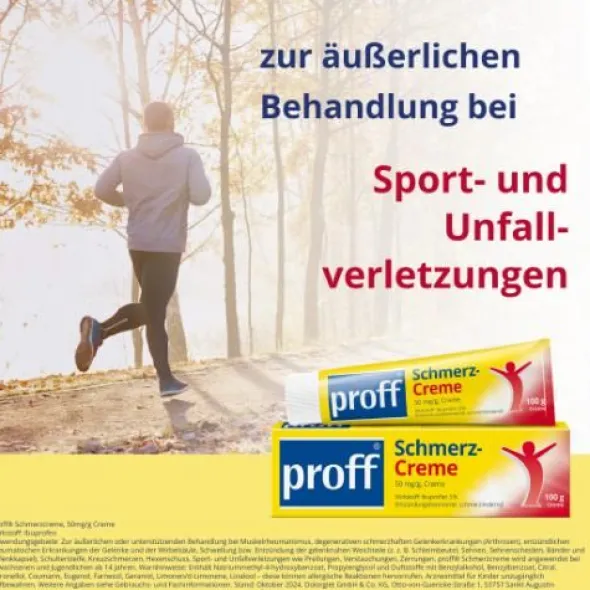 PROFF Schmerzcreme 50 mg/g 100 g