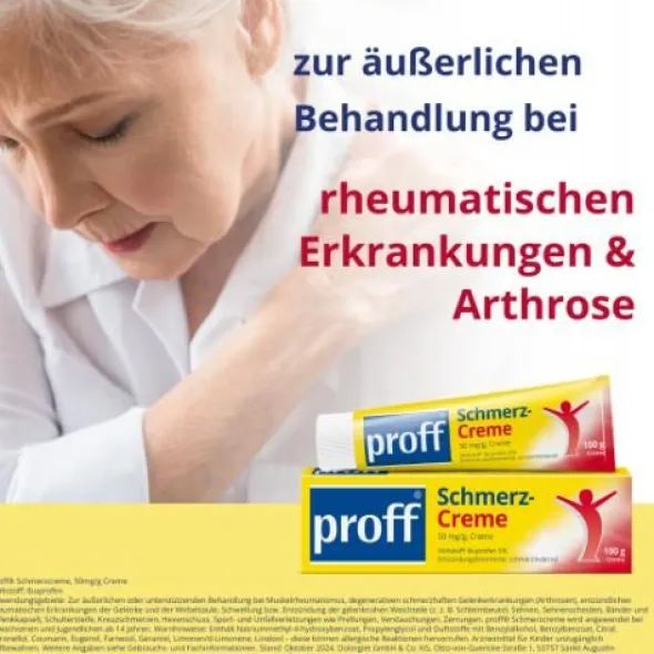 PROFF Schmerzcreme 50 mg/g 100 g