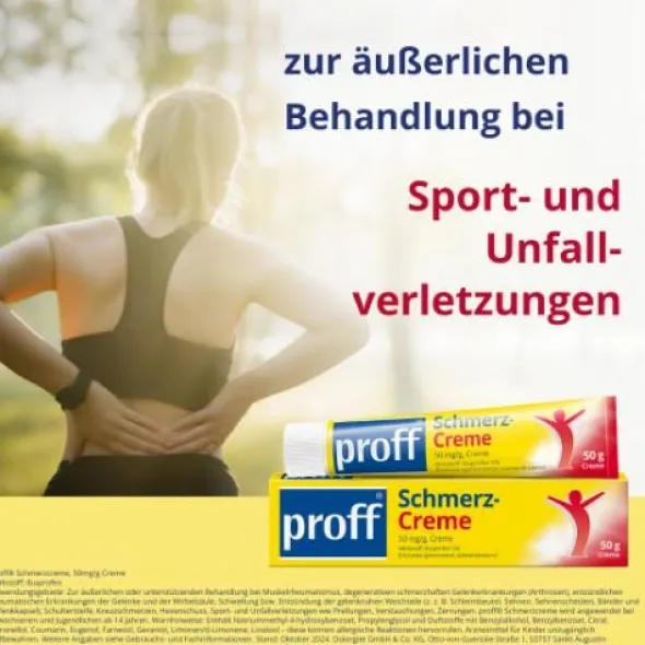 PROFF Schmerzcreme 50 mg/g 50 g