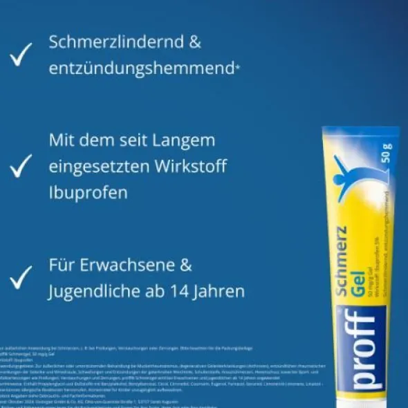 PROFF Schmerzgel 50 mg/g 50 g