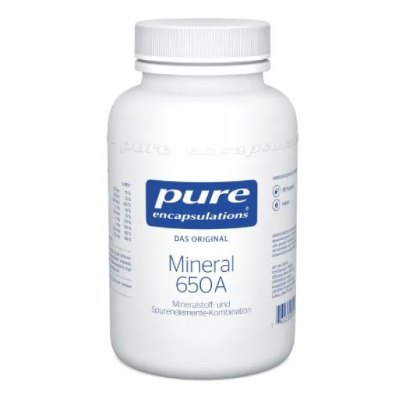 PURE ENCAPSULATIONS Mineral 650A Kapseln 180 St