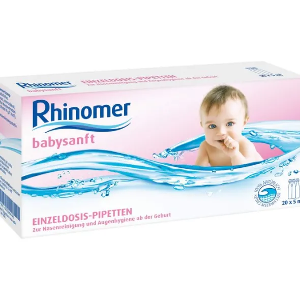 RHINOMER babysanft Meerwasser 5ml Einzeldosispip. 20X5 ml