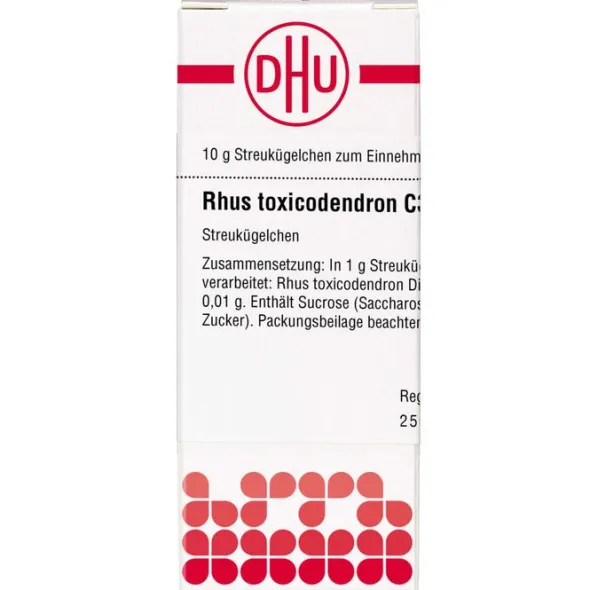 RHUS TOXICODENDRON C 30 Globuli 10 g