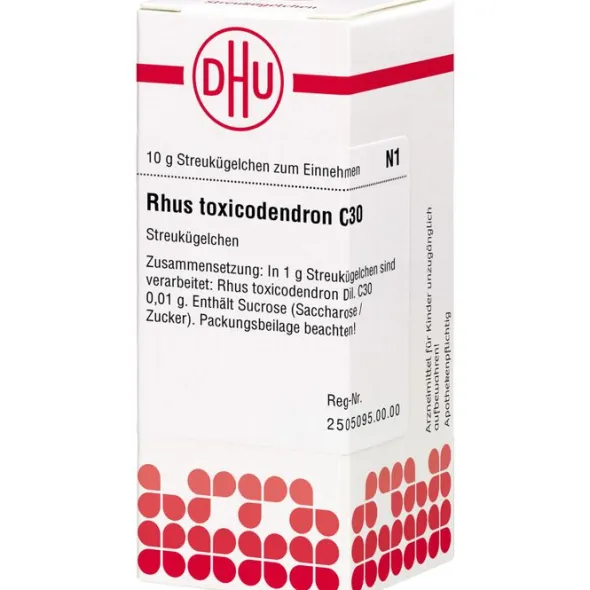 RHUS TOXICODENDRON C 30 Globuli 10 g