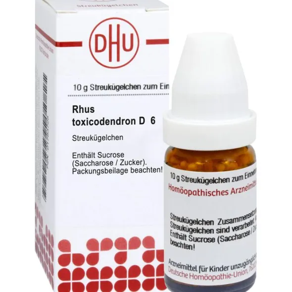 RHUS TOXICODENDRON D 6 Globuli 10 g