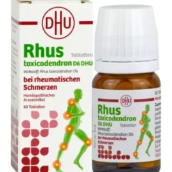 RHUS TOXICODENDRON D 6 Tabl.bei rheumat.Schmerzen 80 St