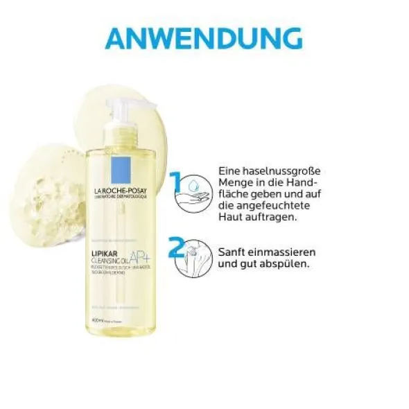 ROCHE-POSAY Lipikar Dusch- und Badeöl AP+ 400 ml