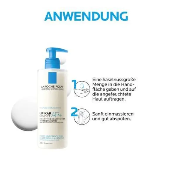 ROCHE-POSAY Lipikar Syndet AP+ Reinigungs-Cremegel 400 ml