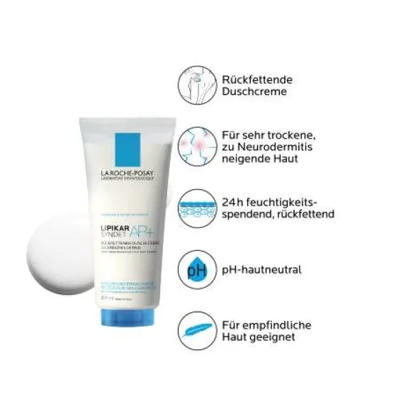 ROCHE-POSAY Lipikar Syndet AP+ Reinigungs-Cremegel 200 ml