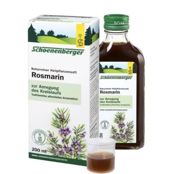 ROSMARIN HEILPFLANZENSÄFTE Schoenenberger 200 ml