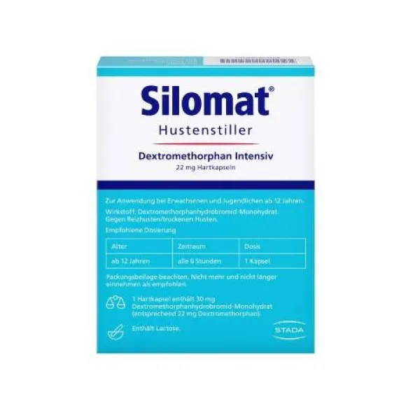 SILOMAT Hustenstiller Dextromethorphan Intensiv 12 St