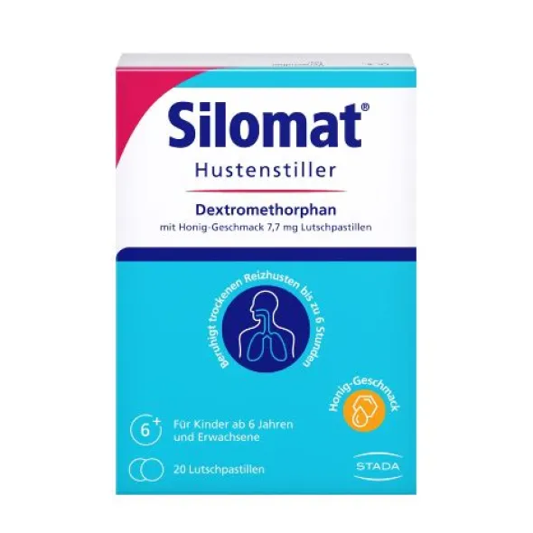 SILOMAT Hustenstiller DMP m.Honig-Geschm.7,7mg LUP 20 St