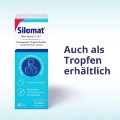 SILOMAT Hustenstiller Pentoxyverin 1,35 mg/ml Saft 100 ml