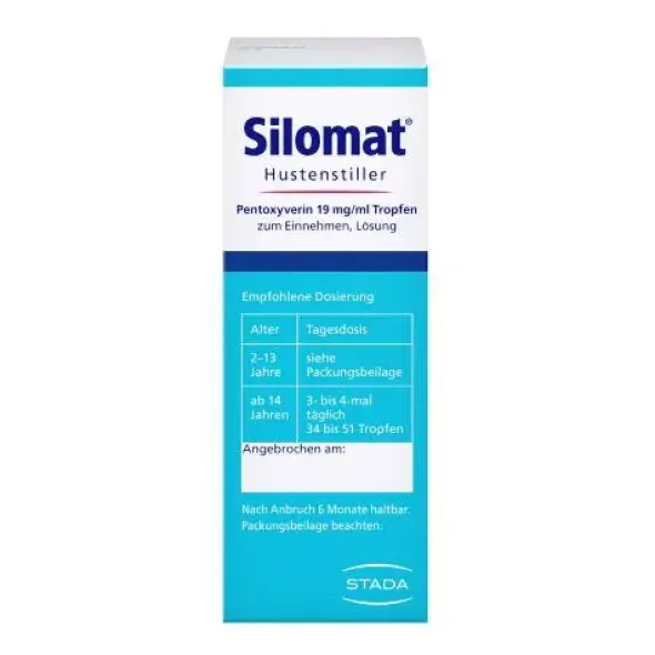 SILOMAT Hustenstiller Pentoxyverin 19 mg/ml TEI 30 ml