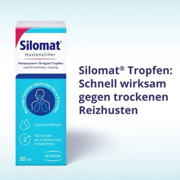 SILOMAT Hustenstiller Pentoxyverin 19 mg/ml TEI 30 ml