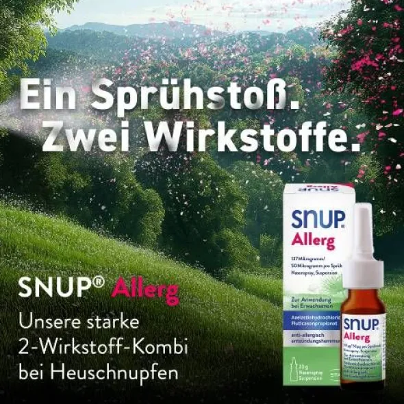 SNUP Allerg 137 μg/50 μg pro Sprühstoß Nasenspray 23 g