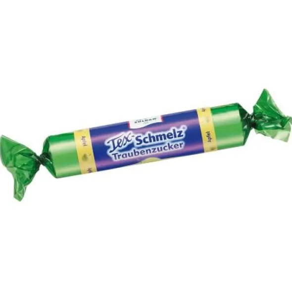 SOLDAN Tex Schmelz Traubenzucker Apfel Rolle 33 g