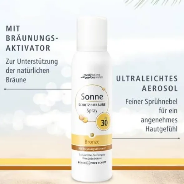 SONNE Schutz & Bräune Spray bronze LSF 30 150 ml