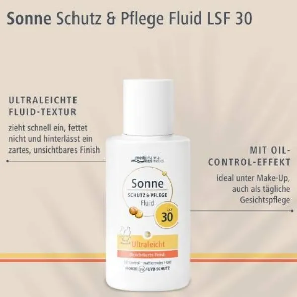 SONNE Schutz & Pflege Fluid ultraleicht LSF 30 50 ml