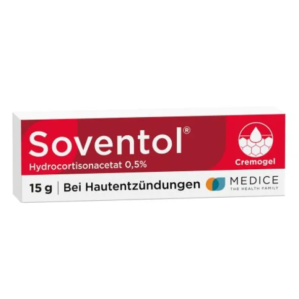 SOVENTOL Hydrocortisonacetat 0,5% Creme 15 g