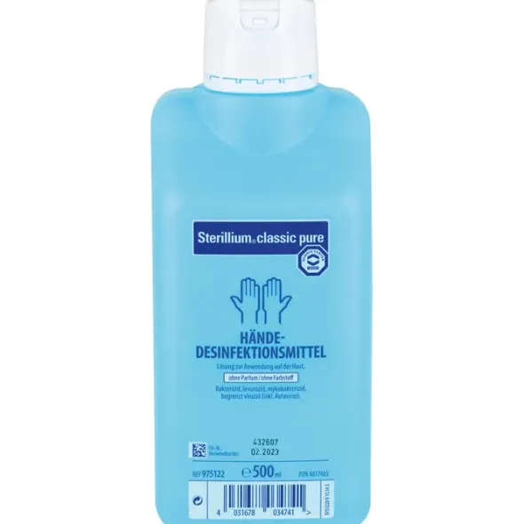 STERILLIUM Classic Pure Händedesinfektion Lsg. 500 ml