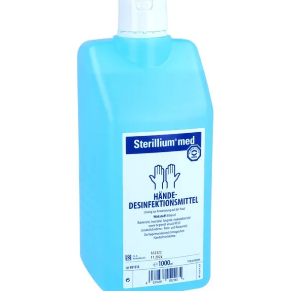 STERILLIUM med Händedesinfektion Lösung 1000 ml